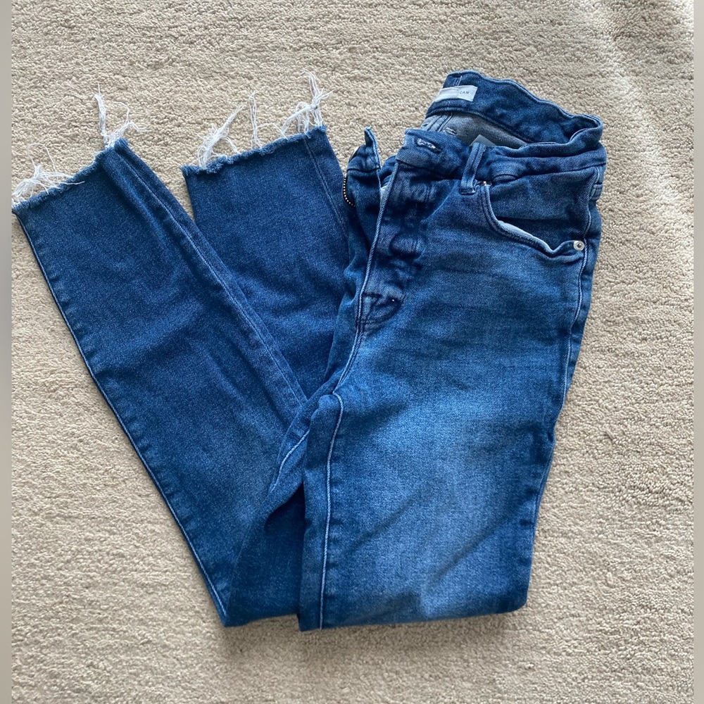 Good American Skinny Ankle Jeans